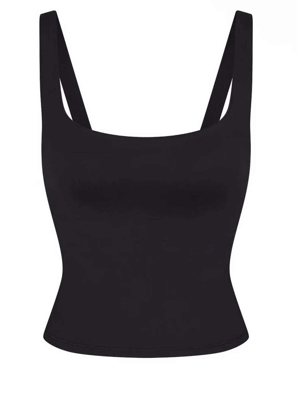 NikeSKIMS Matte Square Neck Tank in Obsidian Size XL